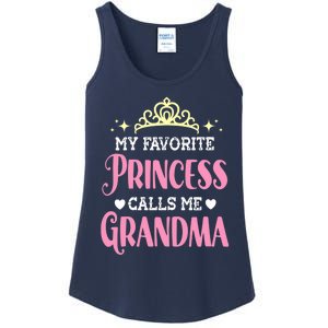 Wo My Favorite Princess Calls Me Grandma Funny Novelty Nana Ladies Essential Tank