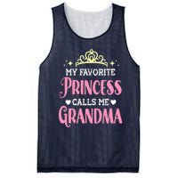 Wo My Favorite Princess Calls Me Grandma Funny Novelty Nana Mesh Reversible Basketball Jersey Tank