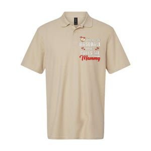 Womens My Favorite Baseball Player Calls Me Mammy Cute Mother's Day Softstyle Adult Sport Polo