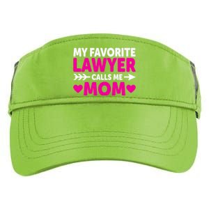 Wo My Favorite Lawyer Calls Me Mom Funny Lawyer Mom Adult Drive Performance Visor