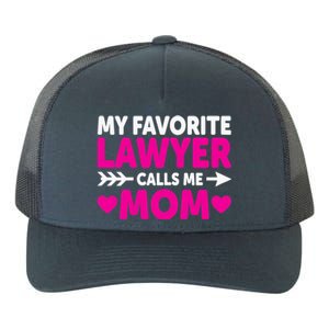 Wo My Favorite Lawyer Calls Me Mom Funny Lawyer Mom Yupoong Adult 5-Panel Trucker Hat