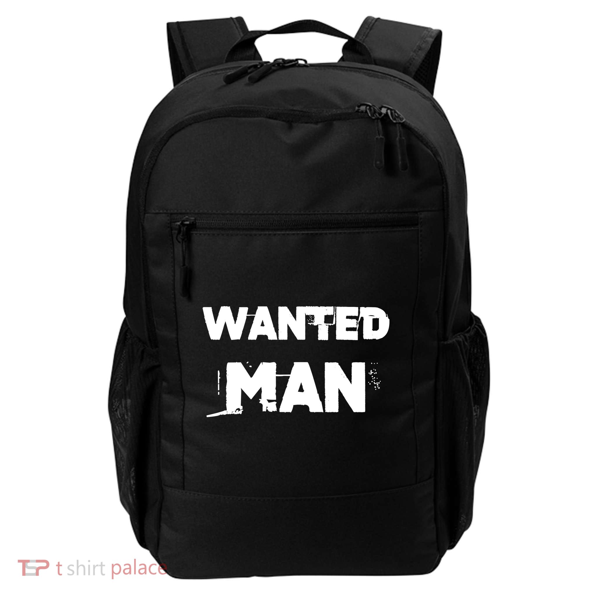 Wanted Man Funny Meme Daily Commute Backpack