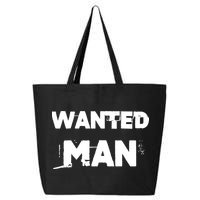 Wanted Man Funny Meme 25L Jumbo Tote