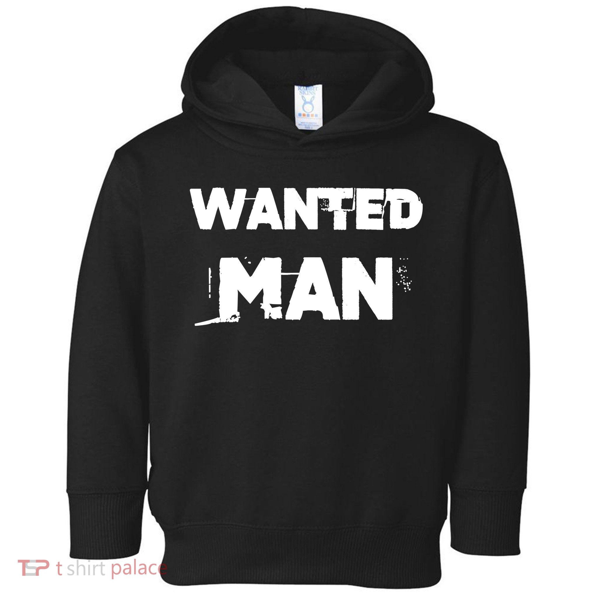 Wanted Man Funny Meme Toddler Hoodie