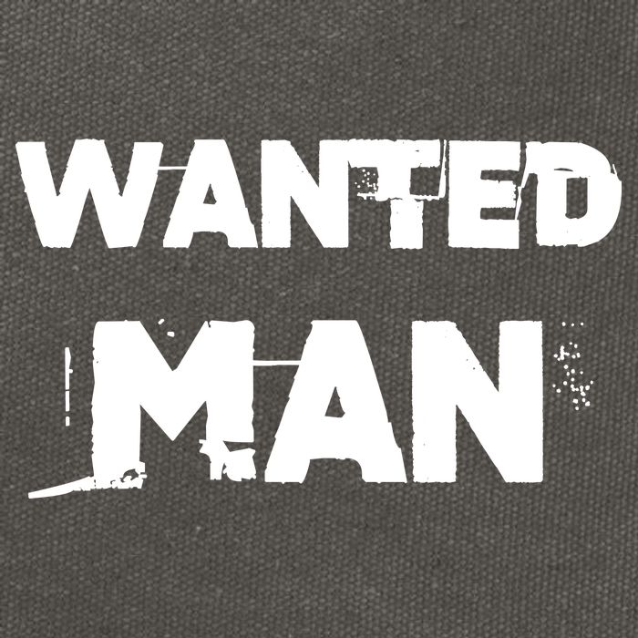 Wanted Man Funny Meme Cotton Canvas Backpack