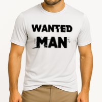 Wanted Man Funny Meme Cooling Performance Crew T-Shirt