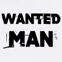 Wanted Man Funny Meme Womens T-Shirt