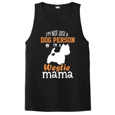 Westie Mom Funny Gift Funny Mother's Day Westie Dog Mom Lover Cute Gift PosiCharge Competitor Tank