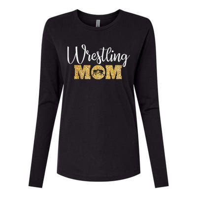 Wrestling Mom Funny Wrestling Womens Cotton Relaxed Long Sleeve T-Shirt