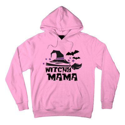 Witchy Mama Funny Halloween Witch Mom Spooky Cute Gift Hoodie