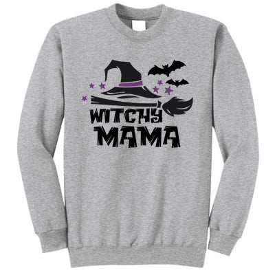 Witchy Mama Funny Halloween Witch Mom Spooky Cute Gift Sweatshirt