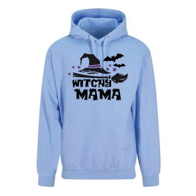 Witchy Mama Funny Halloween Witch Mom Spooky Cute Gift Unisex Surf Hoodie