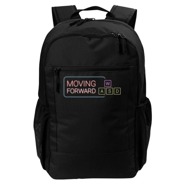 Wasd Moving Forward Retro Pc Gaming Inspirational Daily Commute Backpack