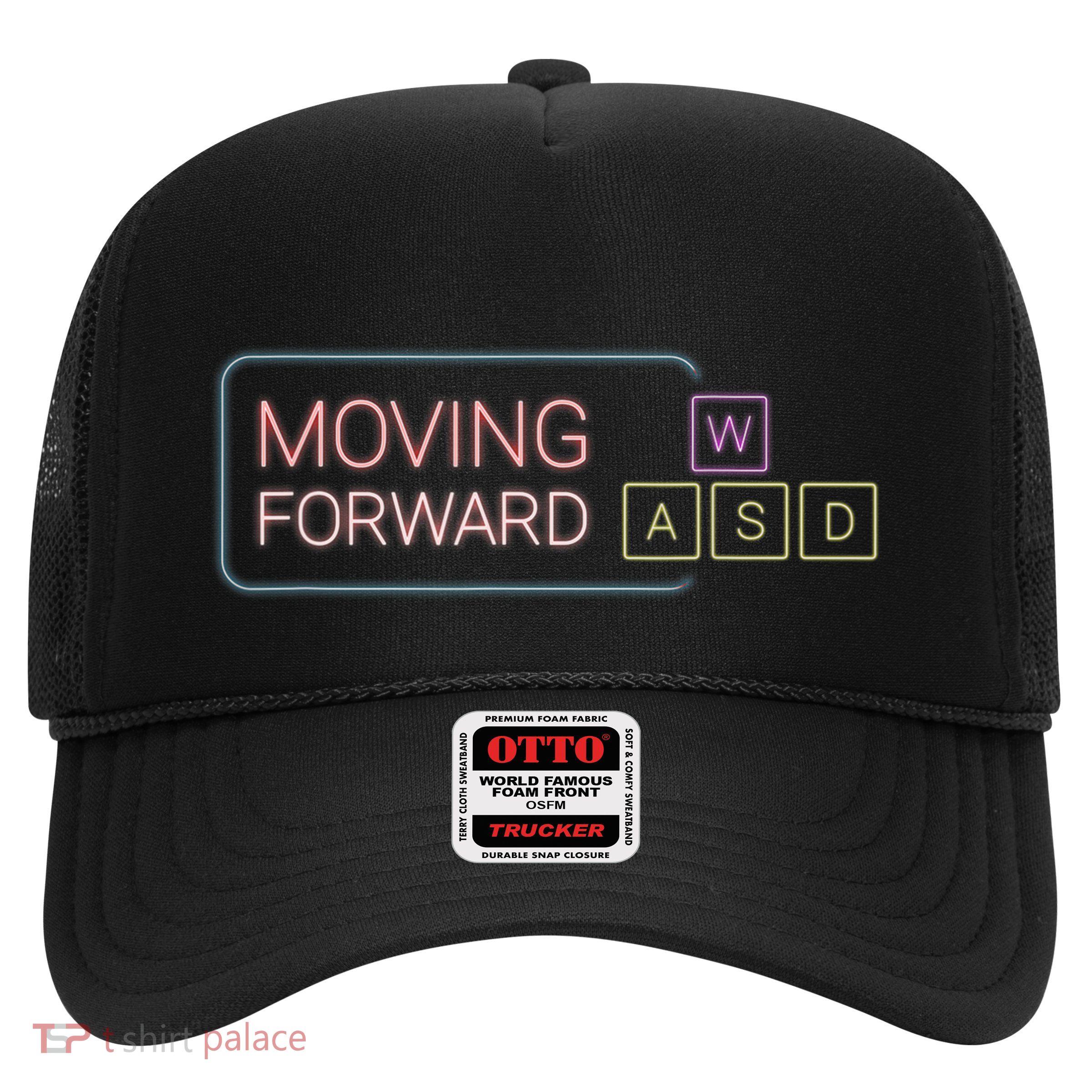 Wasd Moving Forward Retro Pc Gaming Inspirational Trucker Hat