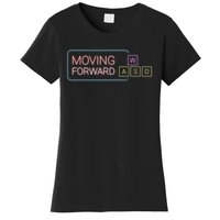 Wasd Moving Forward Retro Pc Gaming Inspirational Women's T-Shirt