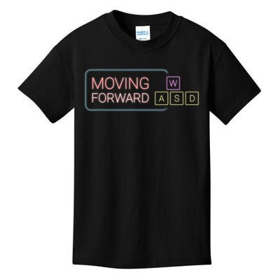 Wasd Moving Forward Retro Pc Gaming Inspirational Kids T-Shirt