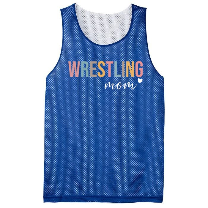 Wrestling Mom Gift Mesh Reversible Basketball Jersey Tank