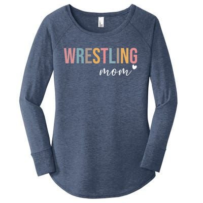 Wrestling Mom Gift Women's Perfect Tri Tunic Long Sleeve Shirt