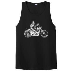 Wo Motorcycle Great Gift Motif Biker Funny Gift Road Trip Freedom Skull Gift PosiCharge Competitor Tank