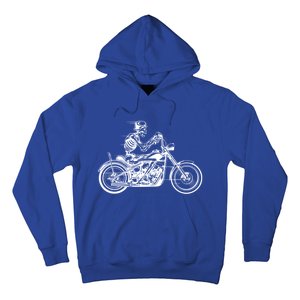 Wo Motorcycle Great Gift Motif Biker Funny Gift Road Trip Freedom Skull Gift Hoodie