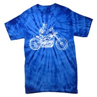 Wo Motorcycle Great Gift Motif Biker Funny Gift Road Trip Freedom Skull Gift Tie-Dye T-Shirt