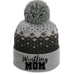 Wrestling Mom Gift The Baniff Cuffed Pom Beanie