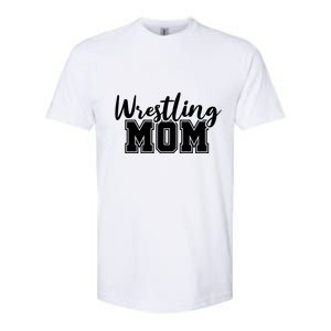 Wrestling Mom Gift Softstyle CVC T-Shirt