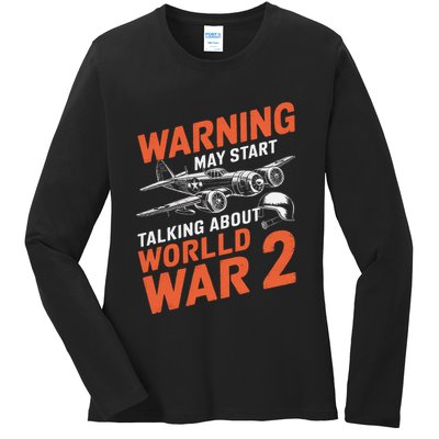Ww2 Memorabilia Gifts World War 2 Memorabilia Vintage Wwii Ladies Long Sleeve Shirt