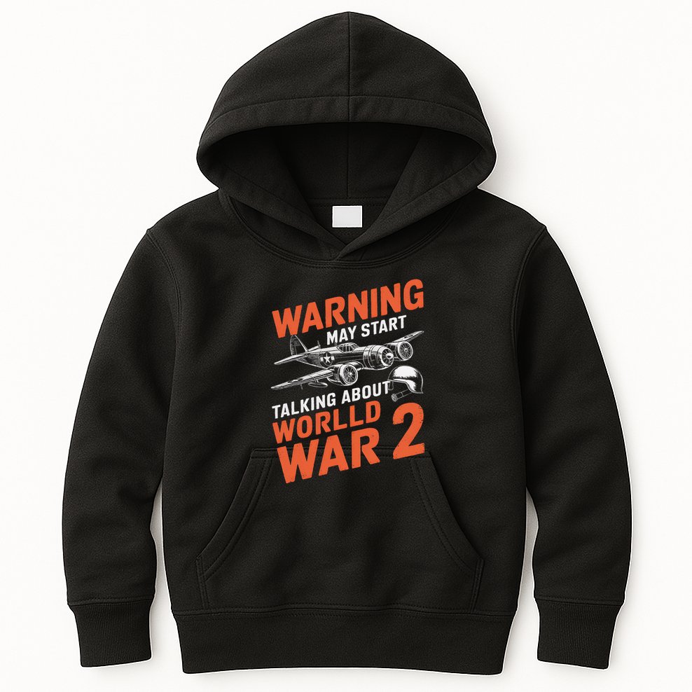 Ww2 Memorabilia Gifts World War 2 Memorabilia Vintage Wwii Kids Hoodie