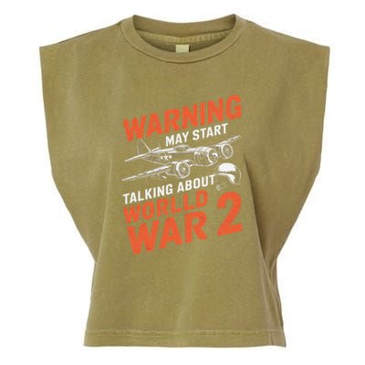 Ww2 Memorabilia Gifts World War 2 Memorabilia Vintage Wwii Garment-Dyed Women's Muscle Tee
