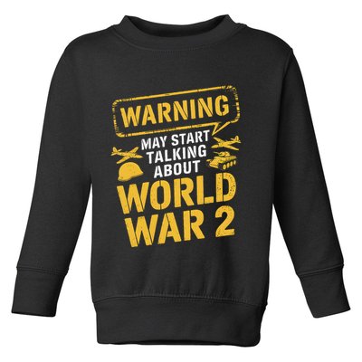 Ww2 Memorabilia Gifts World War 2 Memorabilia Vintage Wwii Toddler Sweatshirt
