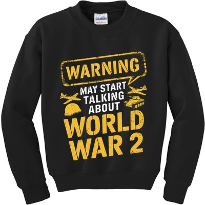 Ww2 Memorabilia Gifts World War 2 Memorabilia Vintage Wwii Kids Sweatshirt