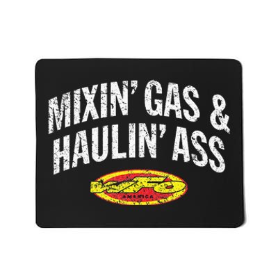 WFO Mixing Gas Hauling Ass Motocross Racer Dirt Bike Rider Mousepad