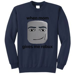 When Mom Gives Me Robux Gaming Culture Gamer Sweatshirt