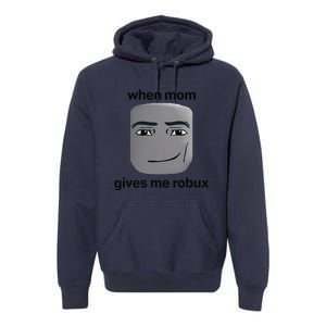 When Mom Gives Me Robux Gaming Culture Gamer Premium Hoodie