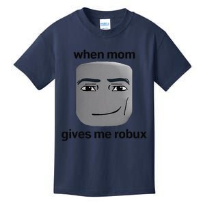 When Mom Gives Me Robux Gaming Culture Gamer Kids T-Shirt