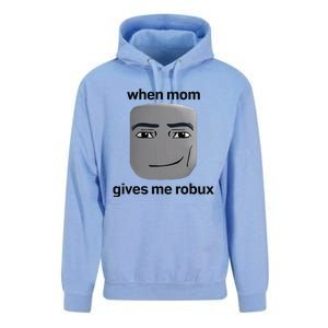 When Mom Gives Me Robux Gaming Culture Gamer Unisex Surf Hoodie