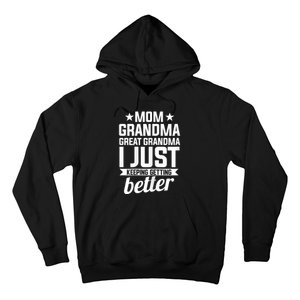 Womens Mom Grandma Great Grandma Mother Hoodie