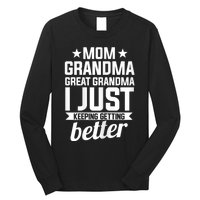 Womens Mom Grandma Great Grandma Mother Long Sleeve Shirt