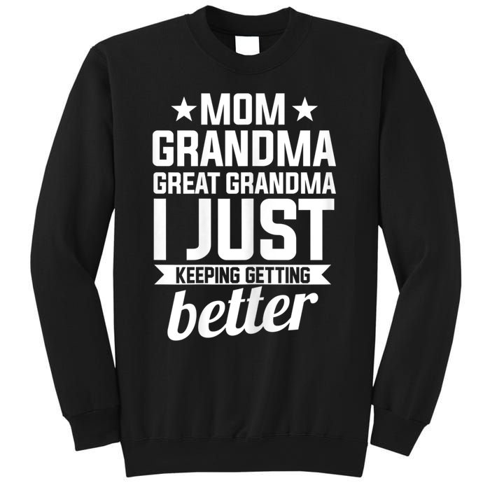 Womens Mom Grandma Great Grandma Mother Sweatshirt