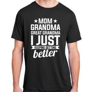 Womens Mom Grandma Great Grandma Mother Adult ChromaSoft Performance T-Shirt