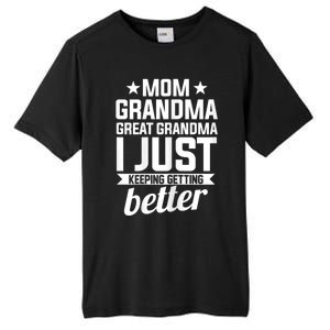 Womens Mom Grandma Great Grandma Mother Tall Fusion ChromaSoft Performance T-Shirt