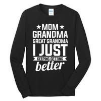 Womens Mom Grandma Great Grandma Mother Tall Long Sleeve T-Shirt