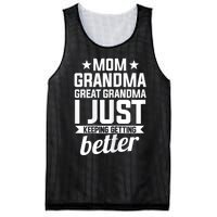 Womens Mom Grandma Great Grandma Mother Mesh Reversible Basketball Jersey Tank