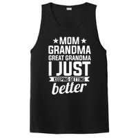 Womens Mom Grandma Great Grandma Mother PosiCharge Competitor Tank