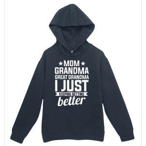 Womens Mom Grandma Great Grandma Mother Urban Pullover Hoodie