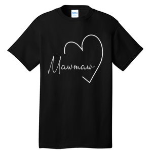 Womens Mawmaw Gift Grandma Christmas Mother's Day Tall T-Shirt