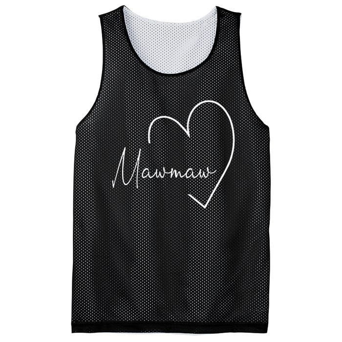 Womens Mawmaw Gift Grandma Christmas Mother's Day Mesh Reversible Basketball Jersey Tank