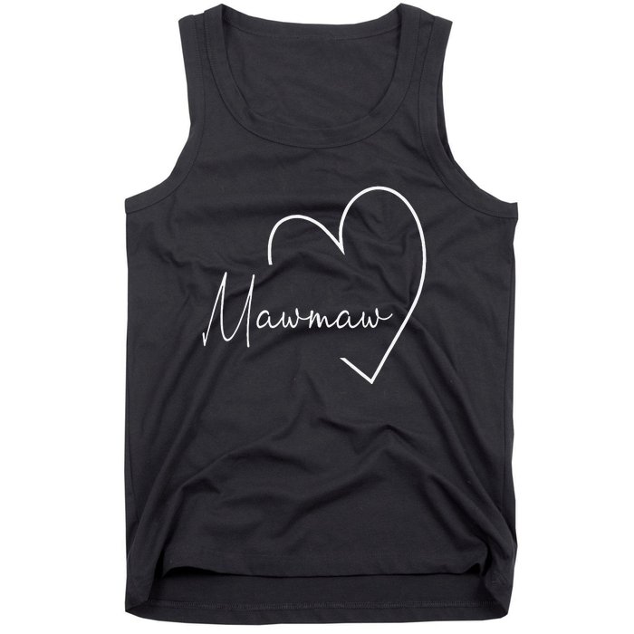 Womens Mawmaw Gift Grandma Christmas Mother's Day Tank Top