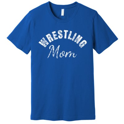 Wrestling Mom Gift Vintage Great Gift Premium T-Shirt